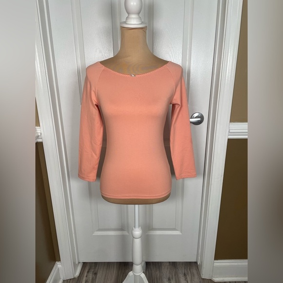 Free People Peach Blouse NWT Small - Picture 8 of 12